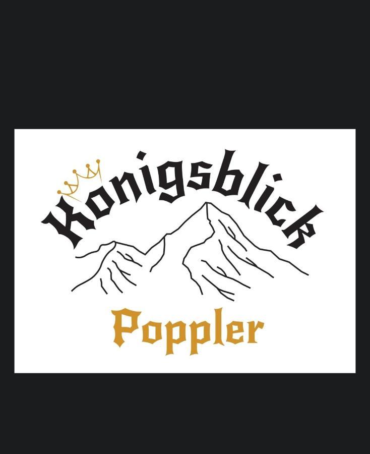 Koenigsblick Poppler Apartment Hopferau Exterior foto
