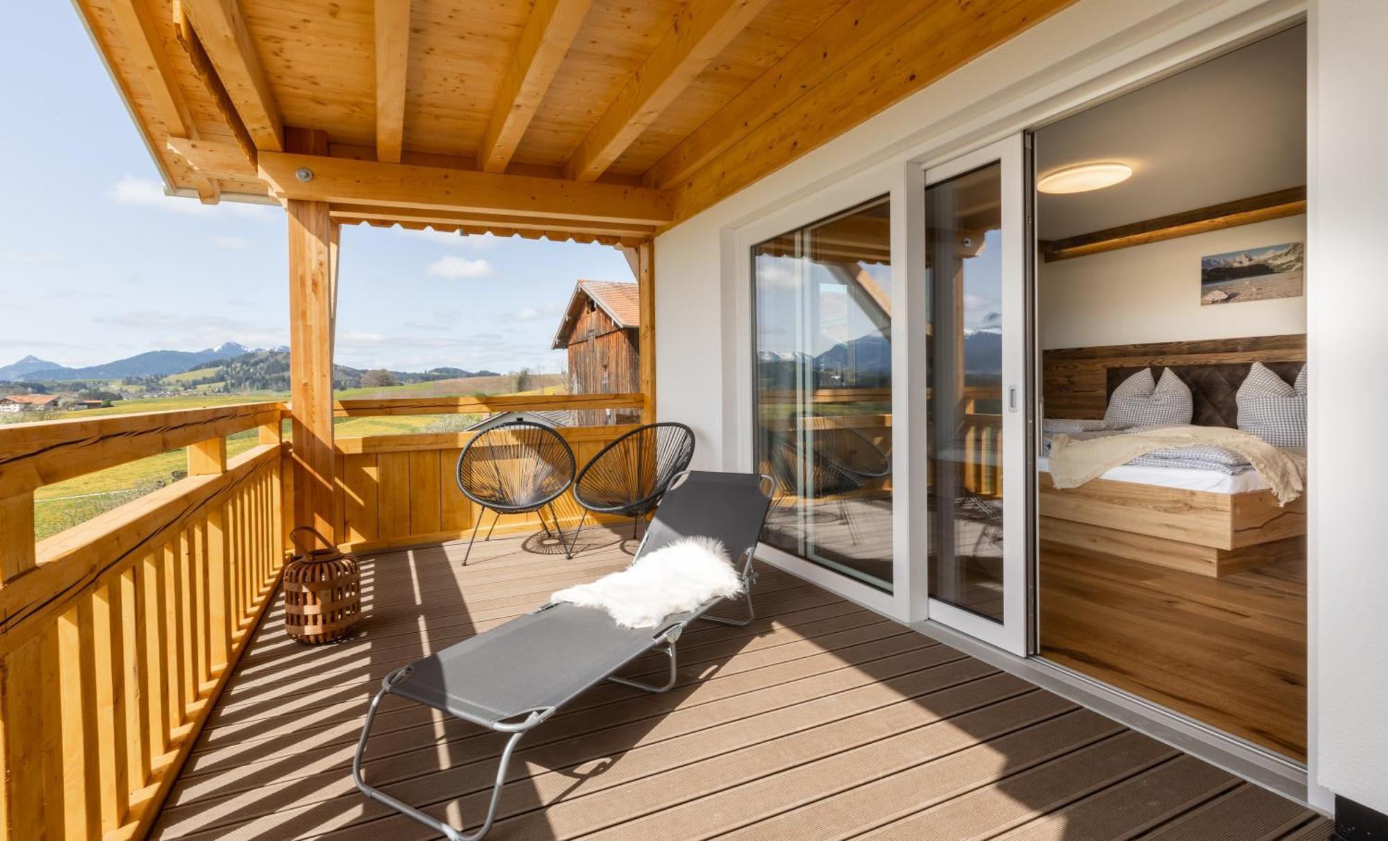 Koenigsblick Poppler Apartment Hopferau Exterior foto