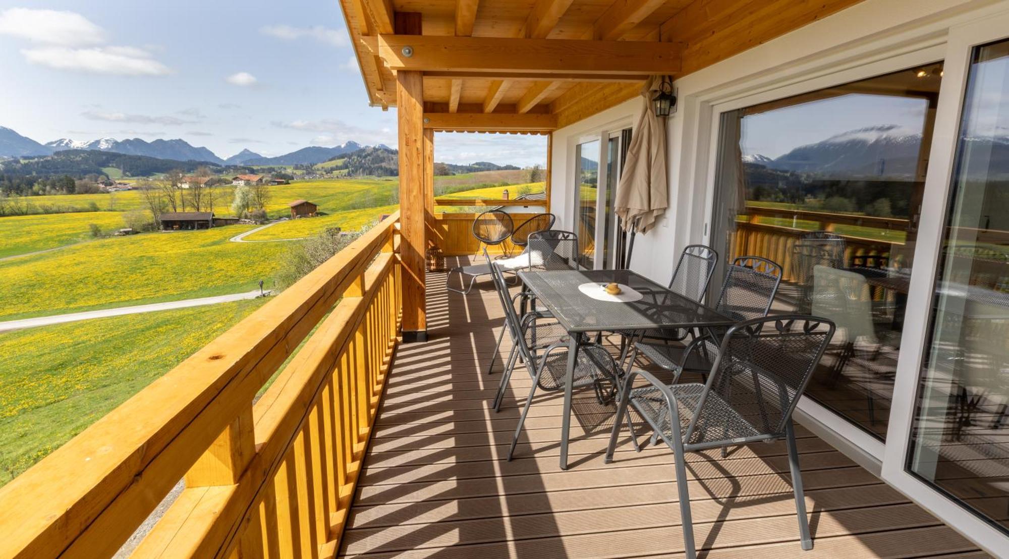 Koenigsblick Poppler Apartment Hopferau Exterior foto
